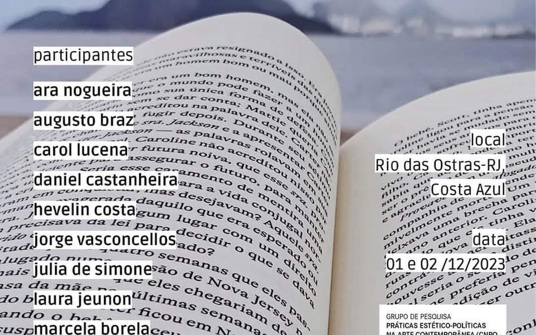 VII Seminário do Grupo de Pesquisa/CNPq – práticas estético-políticas na arte Contemporânea: fabulando territórios, construindo comunidades de luta e cuidado